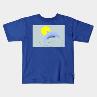 Dolpihn on the sunshine Kids T-Shirt